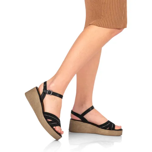 VIA UNO Sandalia Plataforma Mujer 6w9078-30