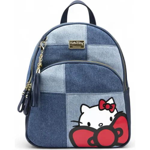 TIZZA Azul de Mujer modelo Mochila Hello Kitty Jean Parches azules mujer 2025102219290841840  