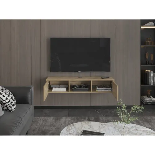 TUHOME Panel Tv65 Gleid 2 Puertas