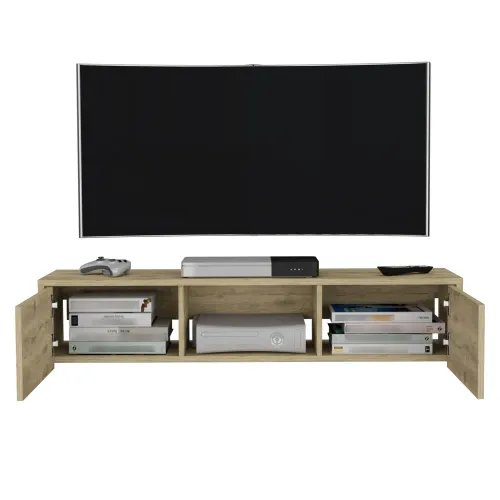 TUHOME Panel Tv65 Gleid 2 Puertas