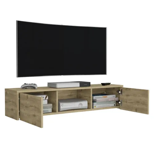 TUHOME Panel Tv65 Gleid 2 Puertas