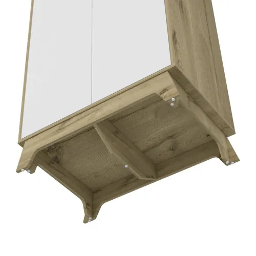 TUHOME Ropero Z-81 Bi-Color 2 Puertas 2 Cajones