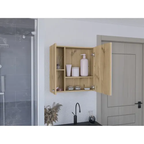 TUHOME Botiquin Sines 2 Puertas Con Espejo