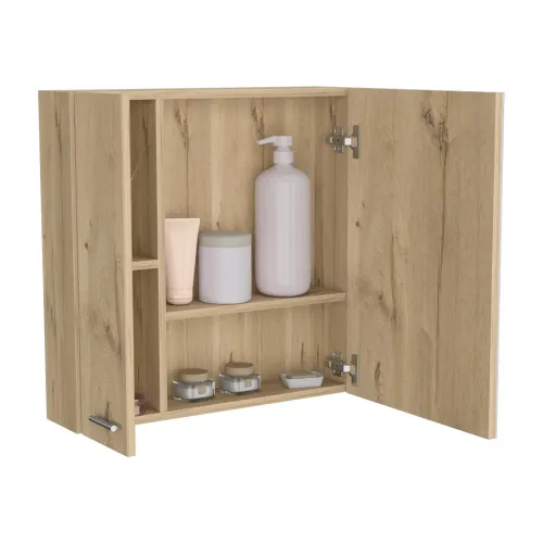 TUHOME Botiquin Sines 2 Puertas Con Espejo