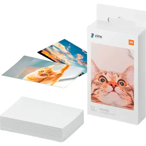 XIAOMI Blanco modelo Papel Para Mi Portable Photo Printer Paper 2x3-Inch 20-Sheets blancos 2025102416044404802