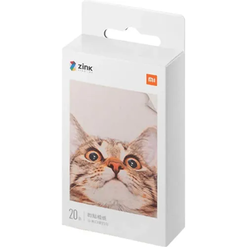 XIAOMI Papel Para Mi Portable Photo Printer Paper 2x3-Inch 20-Sheets