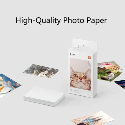 XIAOMI Papel Para Mi Portable Photo Printer Paper 2x3-Inch 20-Sheets