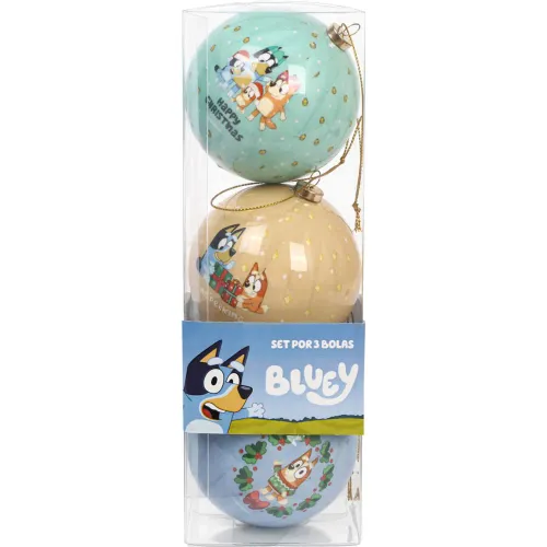 BLUEY Set De Bolas X3pz - 8cm Bluey