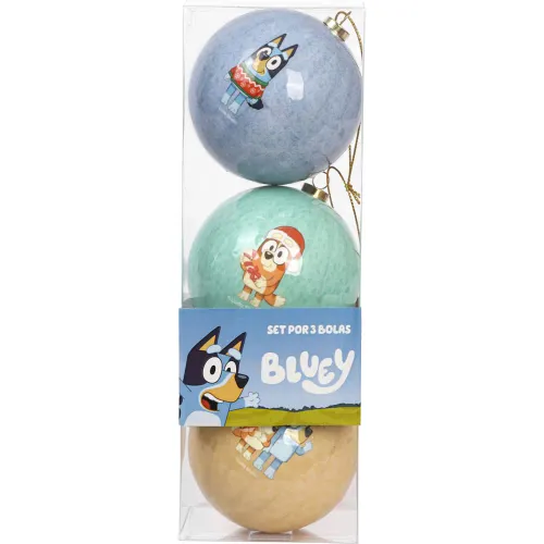 BLUEY Set De Bolas X3pz - 8cm Bluey