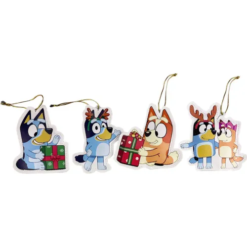 BLUEY Set De Adornos X4pz Bluey