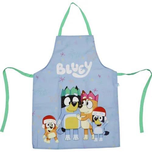 BLUEY Celeste Mandil Impermeable Bluey