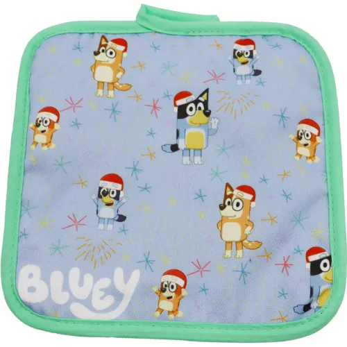 BLUEY Set Guante + Agarrador Bluey