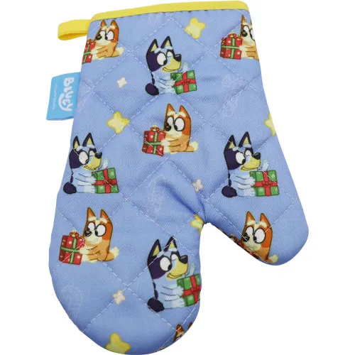 BLUEY Set Guante + Agarrador Infantil Bluey
