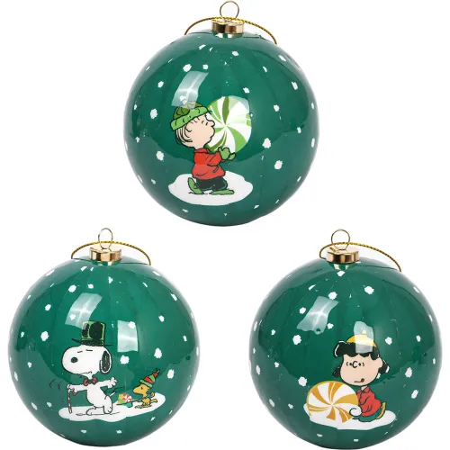 SNOOPY Verde modelo Set De Bolas X3pz - 8cm Snoopy verdes 2025102417320122048  