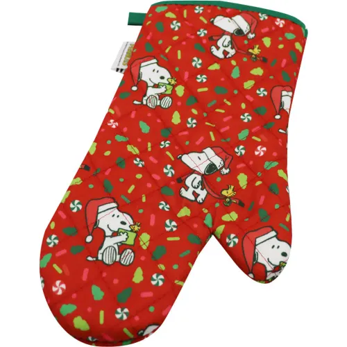 SNOOPY Set Guante + Agarrador Snoopy