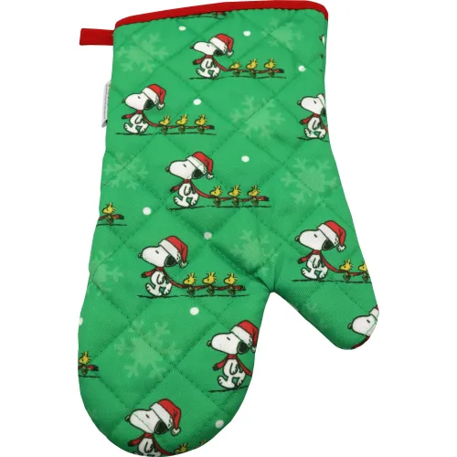 SNOOPY Set Guante + Agarrador Snoopy