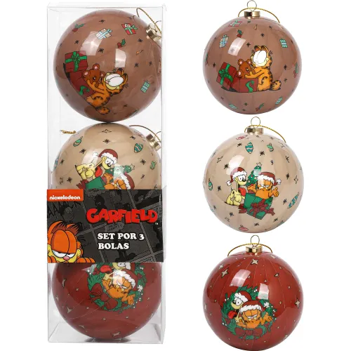 GARFIELD Beige modelo Set De Bolas X3pz - 8cm Garfield beiges 2025102417320122087  