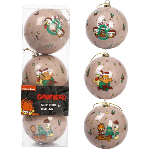 GARFIELD Beige modelo Set De Bolas X3pz - 8cm Garfield beiges 2025102417320122090  