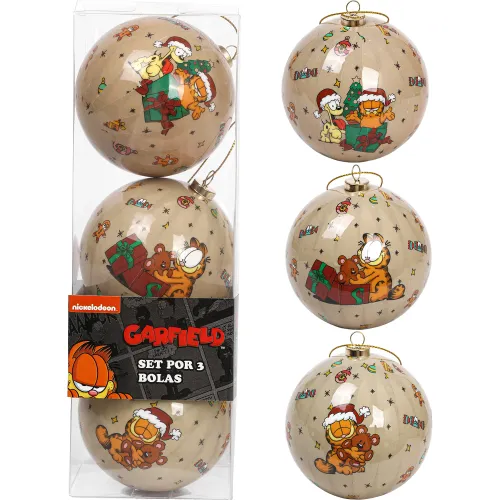 GARFIELD Beige modelo Set De Bolas X3pz - 8cm Garfield beiges 2025102417320122093  