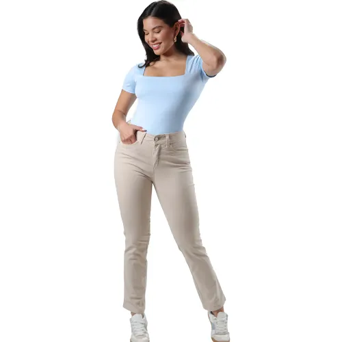 FORDAN JEANS Beige de Mujer modelo Pantalón Drill Strech Mujer 0621 Cintura Clasico Recto arenas mujer 2025102819105798316  