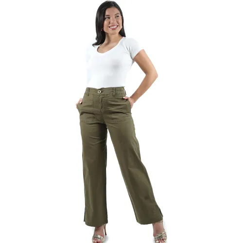 FORDAN JEANS Verde de Mujer modelo Pantalon Mujer 3943 Con Bolsillo Cuadrado mujer 2025102819105798613  