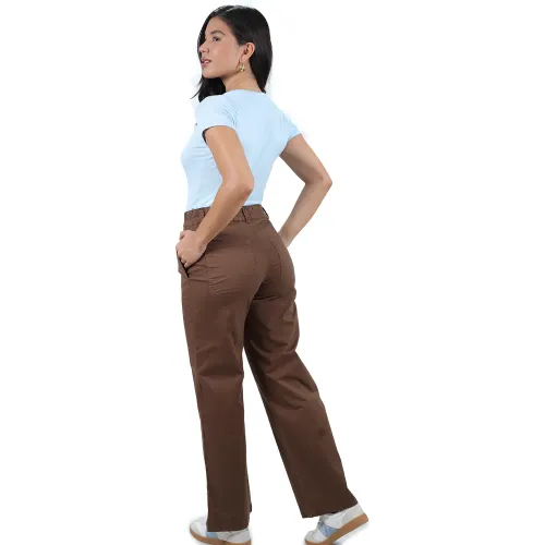 FORDAN JEANS Pantalon Mujer 3943 Con Bolsillo Cuadrado