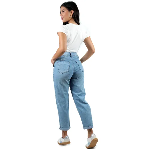 FORDAN JEANS Pantalon Denim Comfort Mujer 3951 Mon Jeans Con Bolsillo Secreto