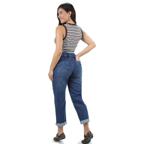 FORDAN JEANS Pantalon Denim Comfort Mujer 3951 Mon Jeans Con Bolsillo Secreto