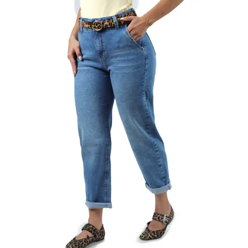 FORDAN JEANS Pantalon Denim Comfort Mujer 3951 Mon Jeans Con Bolsillo Secreto