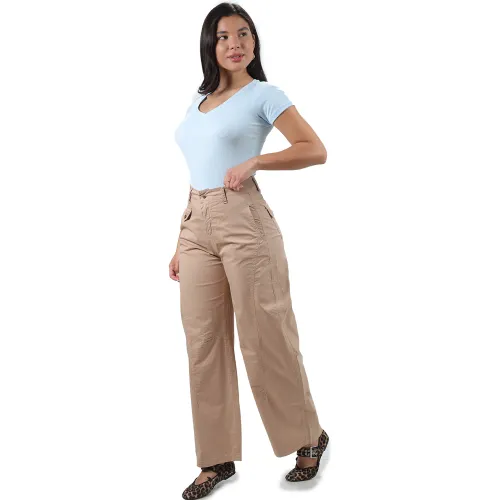 FORDAN JEANS Pantalon Mujer 3954 Balloon Con Pinzas Y Tapa