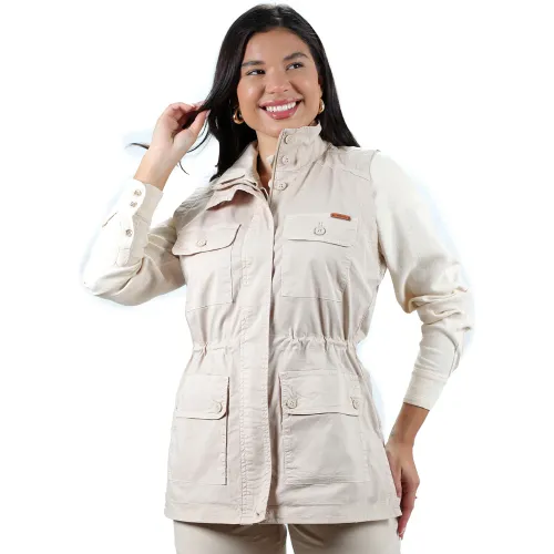 FORDAN JEANS Beige de Mujer modelo Chaleco Mujer 3933 Con Aberturas Laterales 4 Bolsillos arenas mujer 2025102819105798976  