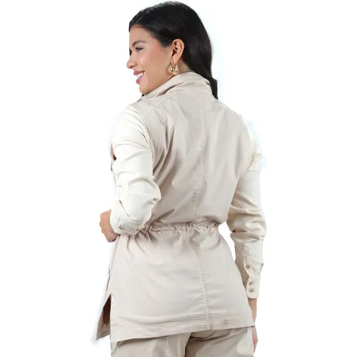 FORDAN JEANS Chaleco Mujer 3933 Con Aberturas Laterales 4 Bolsillos