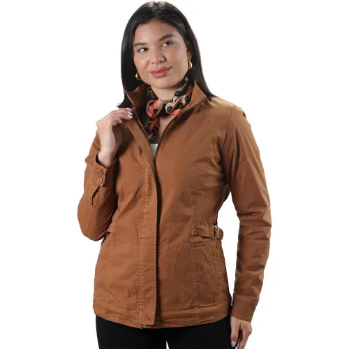 Mujer FORDAN JEANS  Campera Mujer 3934 Con Cinturon Delantero De Ajuste