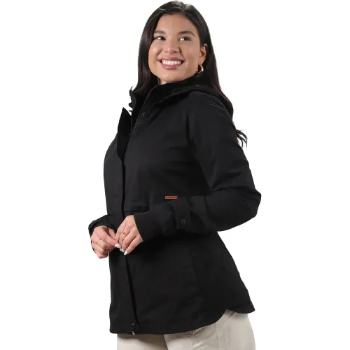 FORDAN JEANS Campera Mujer 3935 Con Venas Y Bolsillo Con Pespunte