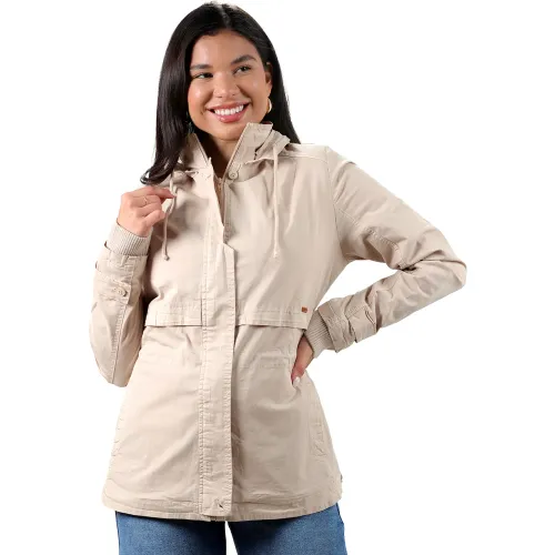 FORDAN JEANS Beige de Mujer modelo Campera Mujer 3935 Con Venas Y Bolsillo Con Pespunte arenas mujer 2025102819105799199  