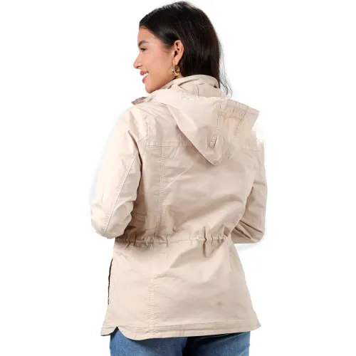 FORDAN JEANS Campera Mujer 3935 Con Venas Y Bolsillo Con Pespunte