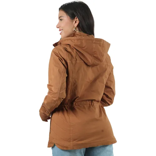 FORDAN JEANS Campera Mujer 3935 Con Venas Y Bolsillo Con Pespunte