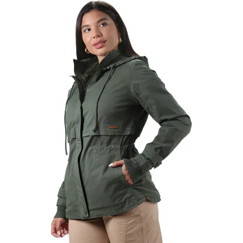 FORDAN JEANS Campera Mujer 3935 Con Venas Y Bolsillo Con Pespunte