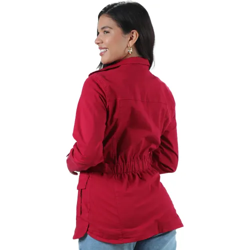 FORDAN JEANS Campera Mujer 3936 Con Elastico En Espalda Y Traba