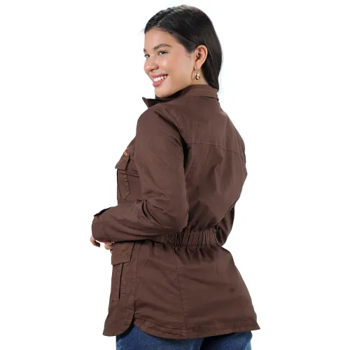 FORDAN JEANS Campera Mujer 3936 Con Elastico En Espalda Y Traba