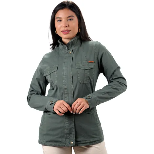 FORDAN JEANS Verde de Mujer modelo Campera Mujer 3936 Con Elastico En Espalda Y Traba mujer 2025102819105799358  