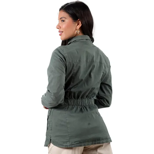 FORDAN JEANS Campera Mujer 3936 Con Elastico En Espalda Y Traba