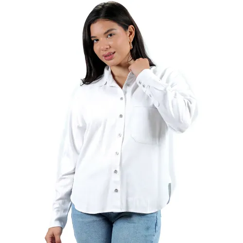 FORDAN JEANS Blanco de Mujer modelo Blusa Mujer 3940 Manga Larga Con Rangla-Puño blancos mujer 2025102819105799526  
