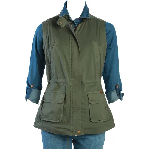 FORDAN JEANS Verde de Mujer modelo Chaleco Mujer 3945 Con Traba Cuello Y Abertura mujer 2025102819105799868  