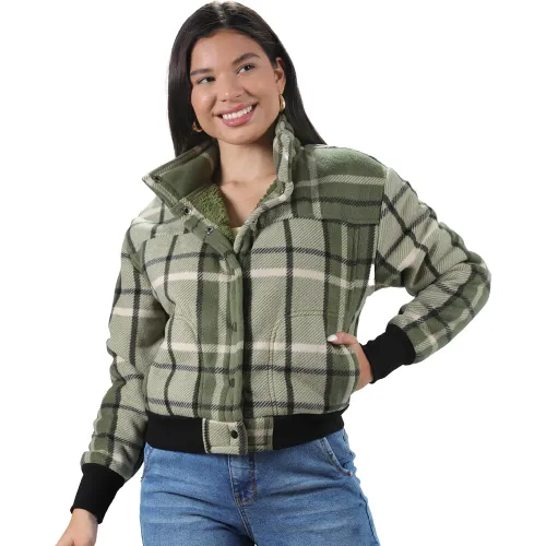 FORDAN JEANS Verde de Mujer modelo Casaca Mujer 3948 Bomber Con Puño Y Pretina verdes mujer 2025102819105799886  
