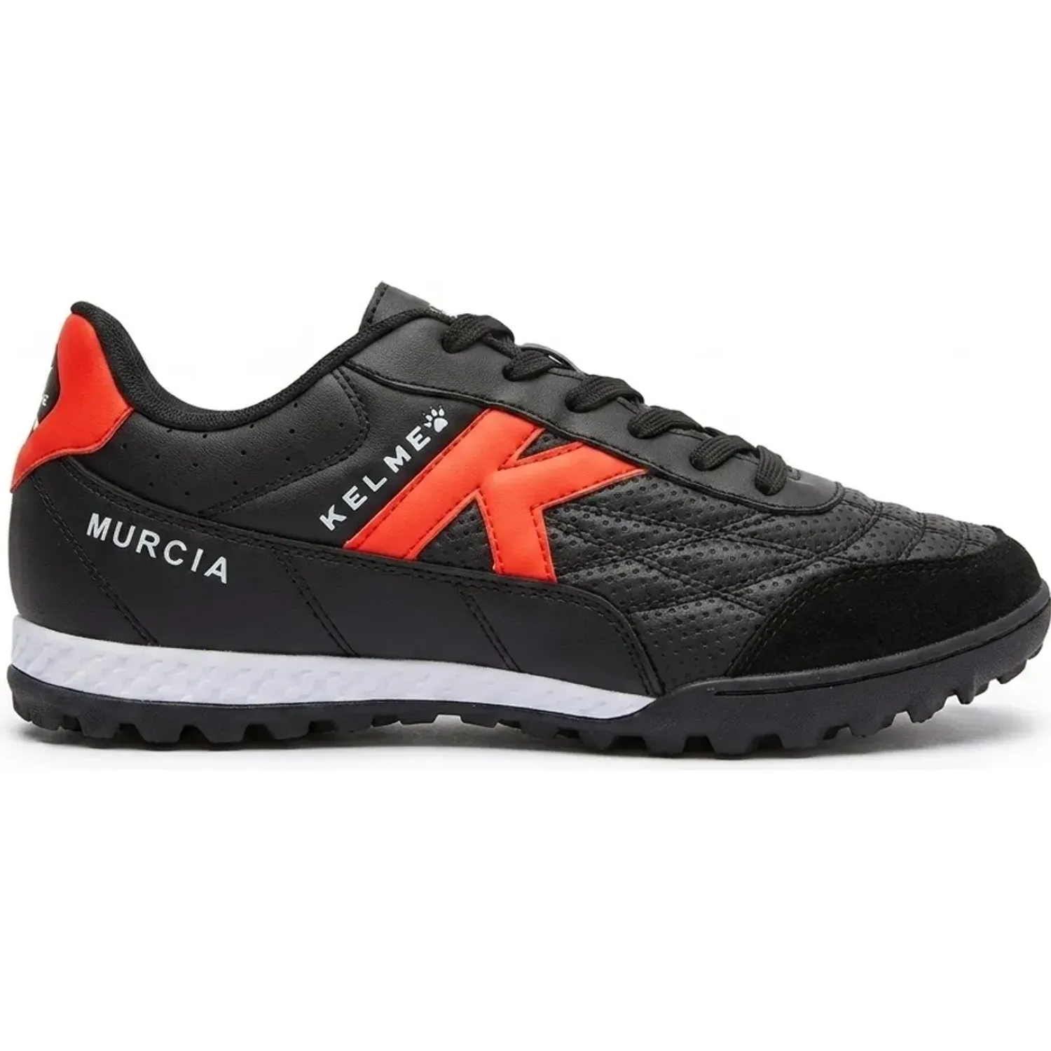 Zapatillas Kelme De Futbol Hombre Kelme Km195 color negro / rojo | Platanitos