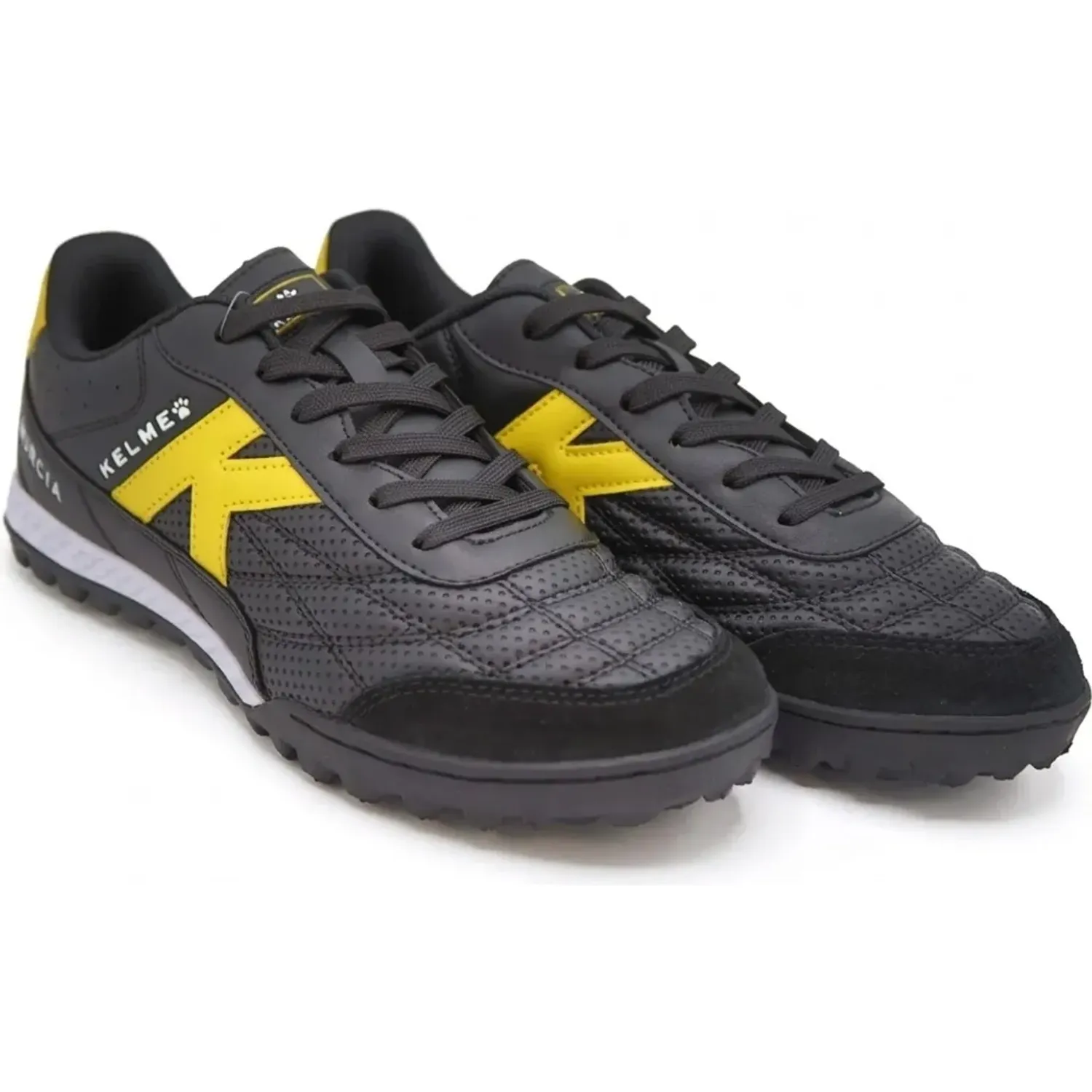 Zapatillas Kelme De Futbol Hombre Kelme Km195 color negro / amarillo | Platanitos