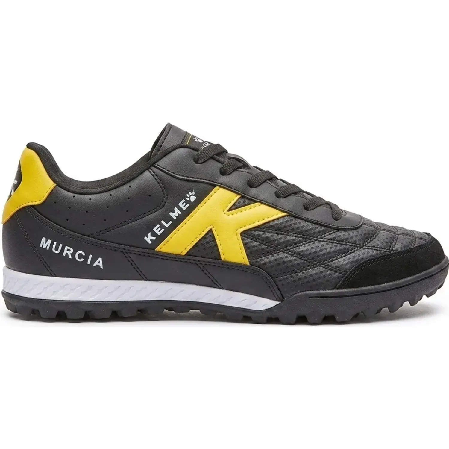 Zapatillas Kelme De Futbol Hombre Kelme Km195 color negro / amarillo | Platanitos