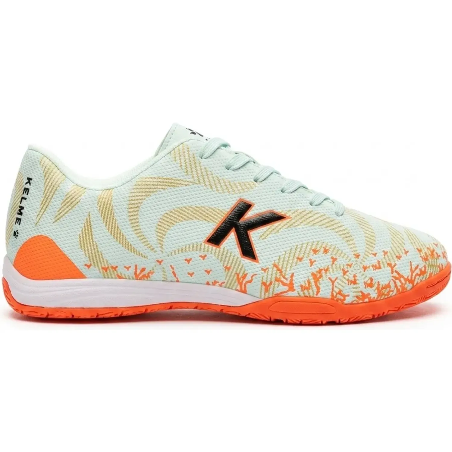 Zapatillas Kelme De Futbol Hombre Kelme Km143 color blanco / naranja | Platanitos