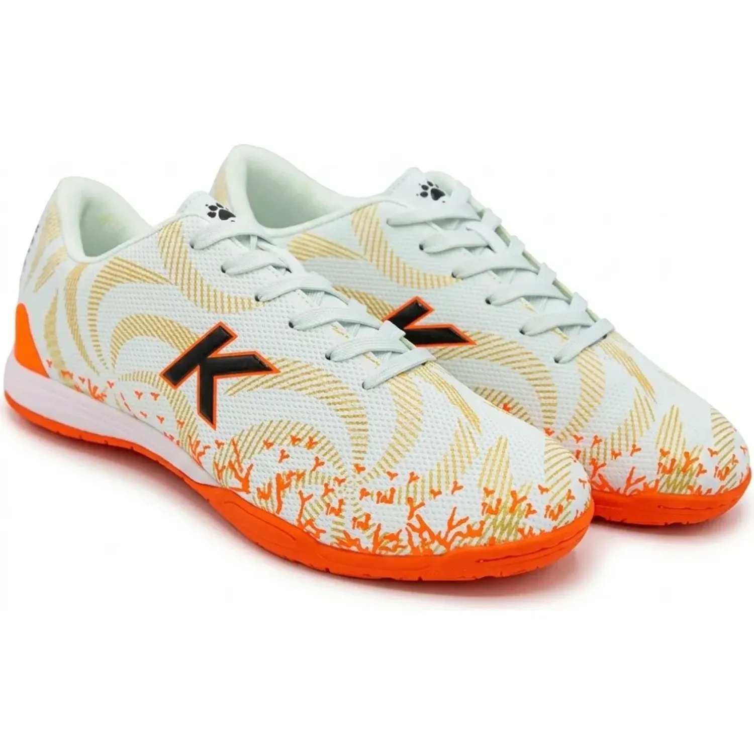 Zapatillas Kelme De Futbol Hombre Kelme Km143 color blanco / naranja | Platanitos